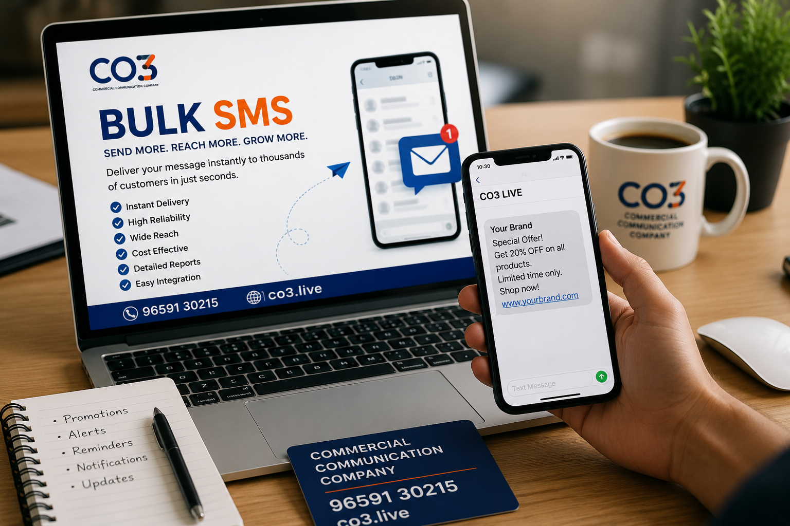 Best Bulk SMS Services in Chennai - CO3